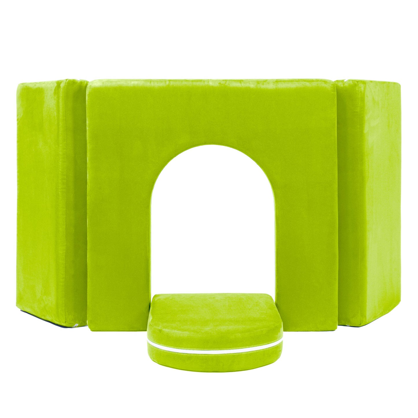 Jaxx Zipline Playscape Castle Gate - Playtime Furniture For Imaginative Kids, Lime