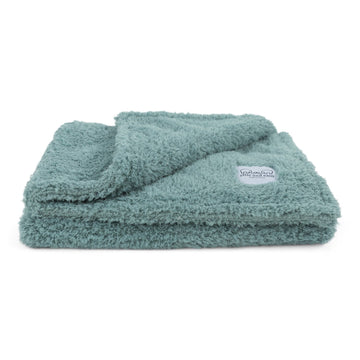 Classic Baby Blanket in Chenille Cozy, Sage