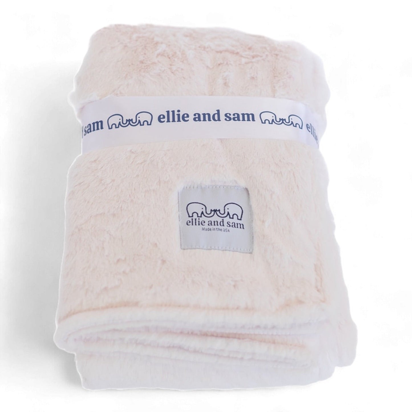 Luxury Baby Blanket in Luxe Plush, Pink