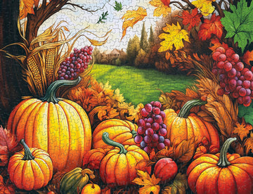 Fall Harvest 500 Piece Jigsaw Puzzle | Springbok Puzzles