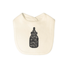 graphic bib | house white