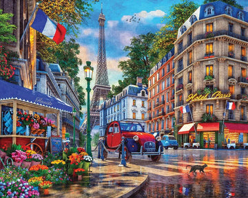Majestic by Springbok Paris Street Life 500 Piece Jigsaw Puzzle | Springbok Puzzles