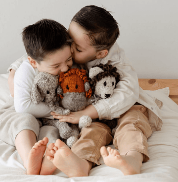 Organic Wool Knit Hand Puppet | Sawyer the Sheep