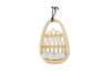 Boho Rattan Doll Wall Chair – Handwoven Nursery Wall Decor & Pretend Play Seat for Girls