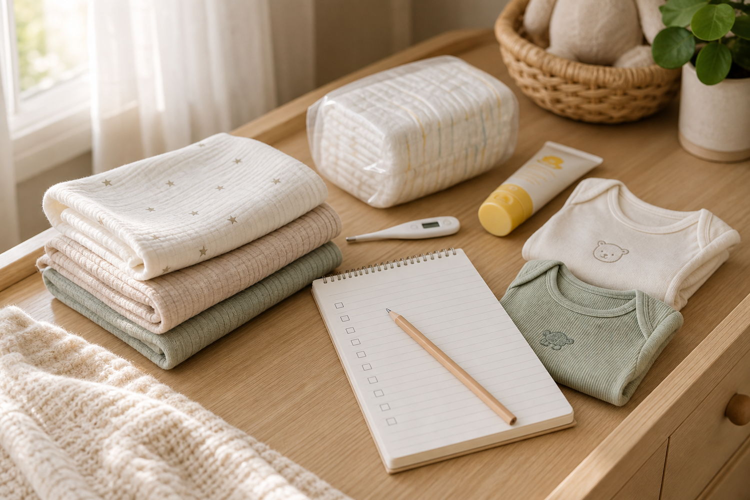 The Newborn Essentials Checklist You Can Actually Print: A Stage-by-Stage Guide for the First 3 Months