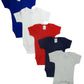 Red Bodysuit Onezies (Pack Of 5)