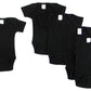 Black Onezie (Pack Of 5)