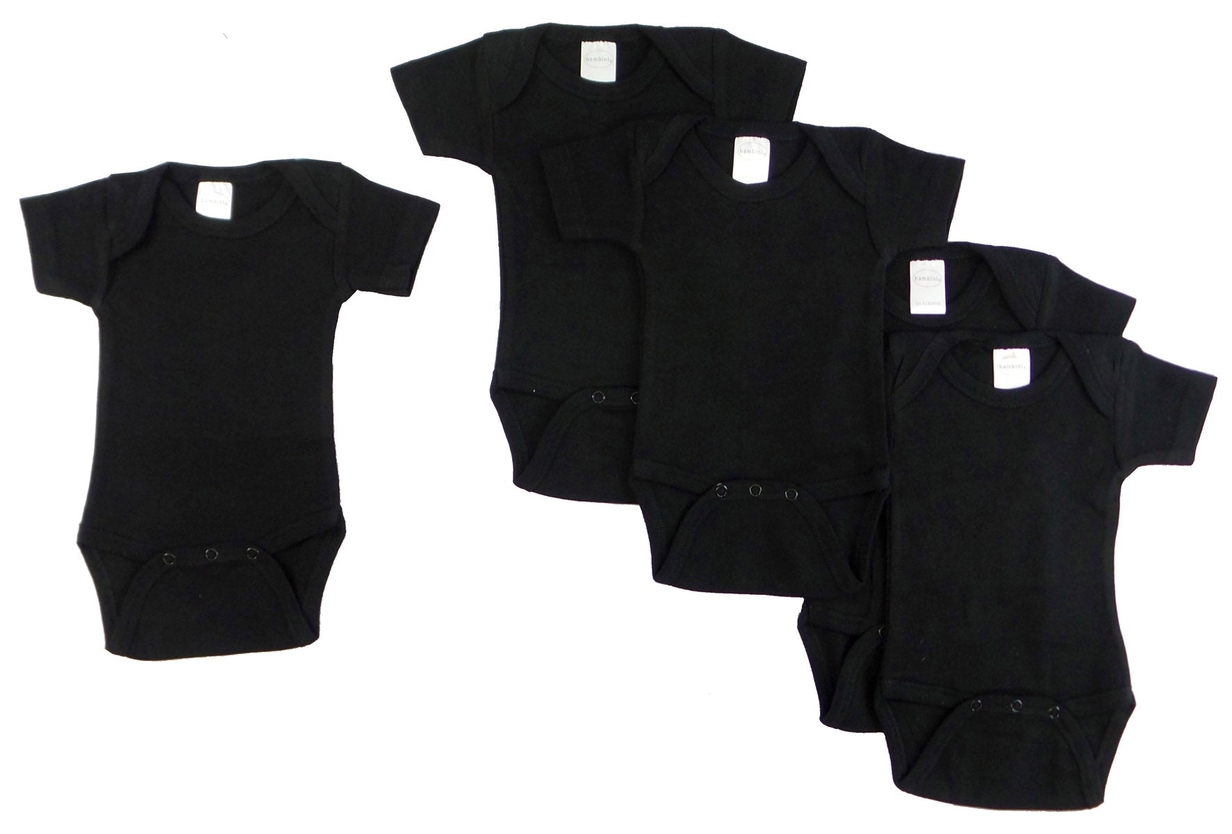 Black Onezie (Pack Of 5)