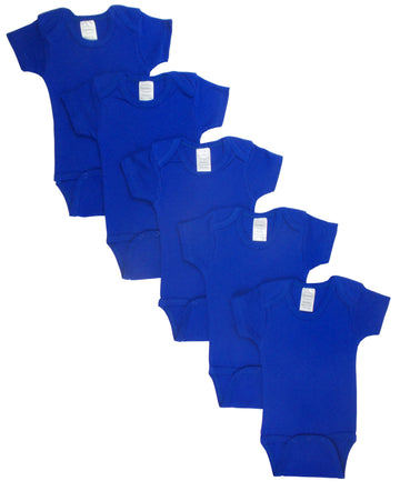 Blue Bodysuit Onezies (Pack Of 5)
