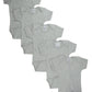Grey Bodysuit Onezies (Pack Of 5)