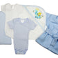 Essential Newborn Baby Boy 7 Piece Layette Set
