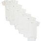 White Short Sleeve One Piece 6 Pack