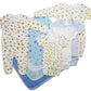 Newborn Baby Boy 9 Pc Layette Baby Shower Gift Set