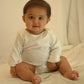 Long Sleeve White Onezie 6 Pack