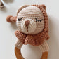 Gender Neutral Teddy Bear Teether Rattle