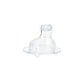 Nuby 3-Stage Wide Neck No Spill Bottle With Handles And Non-Drip Juice Spout, 3 Months, 8 Ounce, Orange