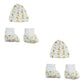 Caps, Booties - 4 Pc Set