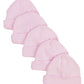 Bambini Pink Baby Cap (Pack of 5)
