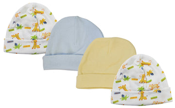Baby Boy Infant Caps (Pack Of 4)