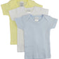 Boys Pastel Variety Short Sleeve Lap T-Shirts - 3 Pack