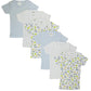 Girls Pastel Variety Short Sleeve Lap T-Shirts 6 Pack