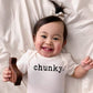 graphic bodysuit | chunky