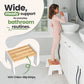 1-Step Wooden Stool for Kids(Multi-Purpose Step Stool for Kitchen, Bath, and Potty Training)