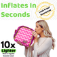 BubbleBum Inflatable Car Booster Seat - Travel Booster Seat - Pink Style ✔️
