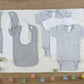 6 Pc Layette Baby Clothes Set