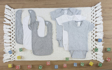 6 Pc Layette Baby Clothes Set