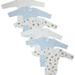 Boys Longsleeve Printed Onezie Variety 6 Pack