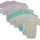 Girls Long Sleeve Printed Onezie Variety 6 Pack