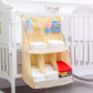Baby and infant supplies baby crib storage hanging bag diaper feeding bottle storage bag factory direct baby crib three-dimensional bed hanging bag