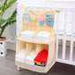 Baby and infant supplies baby crib storage hanging bag diaper feeding bottle storage bag factory direct baby crib three-dimensional bed hanging bag