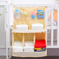 Baby and infant supplies baby crib storage hanging bag diaper feeding bottle storage bag factory direct baby crib three-dimensional bed hanging bag