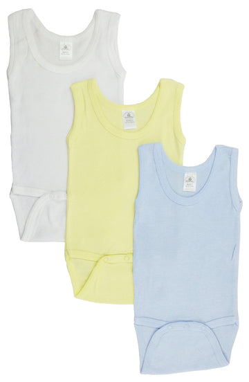 Boys Tank Top Onezies (Pack Of 3)