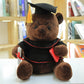 New Creative Toys Cute Graduation Bear Doll Doctor Bear Plush Toy Graduation Gift