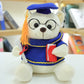New Creative Toys Cute Graduation Bear Doll Doctor Bear Plush Toy Graduation Gift