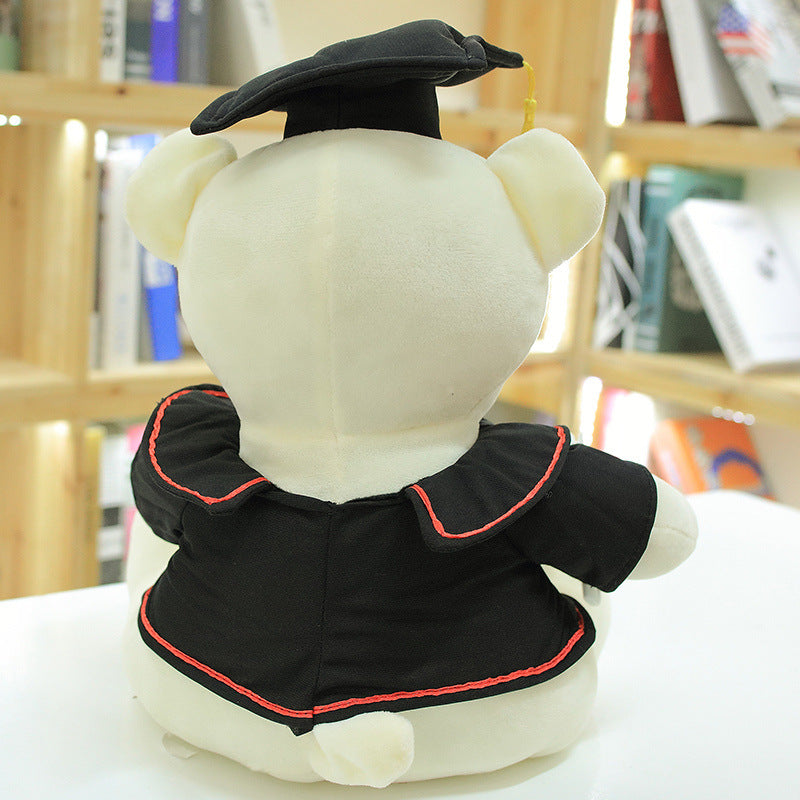 New Creative Toys Cute Graduation Bear Doll Doctor Bear Plush Toy Graduation Gift