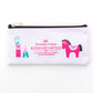 European and American creative stationery pony large capacity Oxford cloth zipper bag student prizes zipper pencil case manufacturers wholesale