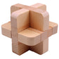 Wisdom Wheel Large Beech Kongming Lock Children's Educational Toys for Adults and Students Decompression Burning Brain Disassembly and Reassembly Luban Lock