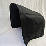 Black Sun Shade Canopy Hood Cover Umbrella with Wires for Bugaboo Cameleon 1, 2, 3, & Frog Baby Child Strollers