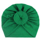 2023 European and American New Baby Products Kidsren's Turban Hat Baby Pure Color Knotted Indian Pullover Hat Amazon
