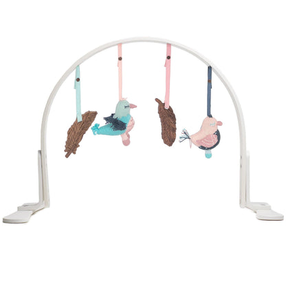 play gym | feather - white