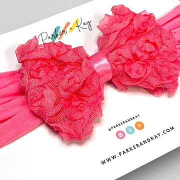 Shabby Rose Headband