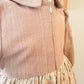 Baby Girl Long-Sleeve Floral Dress – Dusty Rose