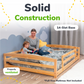 Full-Size Montessori Floor Bed with Strong Slatted Frame