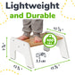 1-Step Wooden Stool for Kids(Multi-Purpose Step Stool for Kitchen, Bath, and Potty Training)