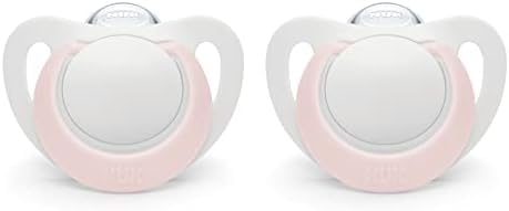 NUK Newborn Orthodontic Pacifiers 2 Count (Pack of 12)