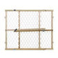 Toddleroo by North States - Diamond Mesh Wooden Baby Gate: Pressure Mounted Baby Gate for Doorways - Adjustable 26.5 to 42 Inche